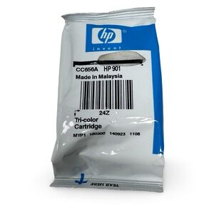 HP 901 Tri-color Ink Cartridge CC656A Genuine New Sealed Original HP Invent